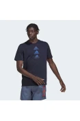 CAMISETA ADIDAS D2M LOGO TEE MASCULINA - Marinho