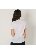 CAMISETA ADIDAS D2M LOSE FEMININA - Branco CAMISETA ADIDAS D2M LOSE FEMININA - Branco