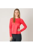 CAMISETA ADIDAS D2M MANGA LONGA FEMININA - Pink