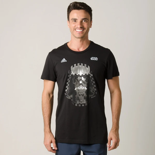 CAMISETA ADIDAS DARTH VADER MASCULINA - Preto