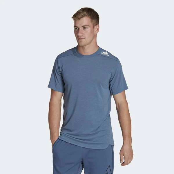 CAMISETA ADIDAS DESIGN 4 TRAINING MASCULINA - Azul