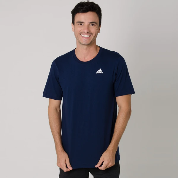 CAMISETA ADIDAS ESS BASE TEE MASCULINA - Marinho