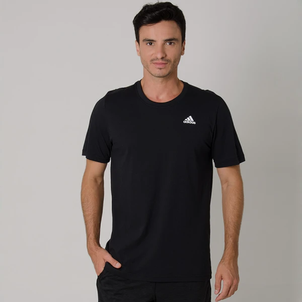 CAMISETA ADIDAS ESS BASE TEE MASCULINA - Preto