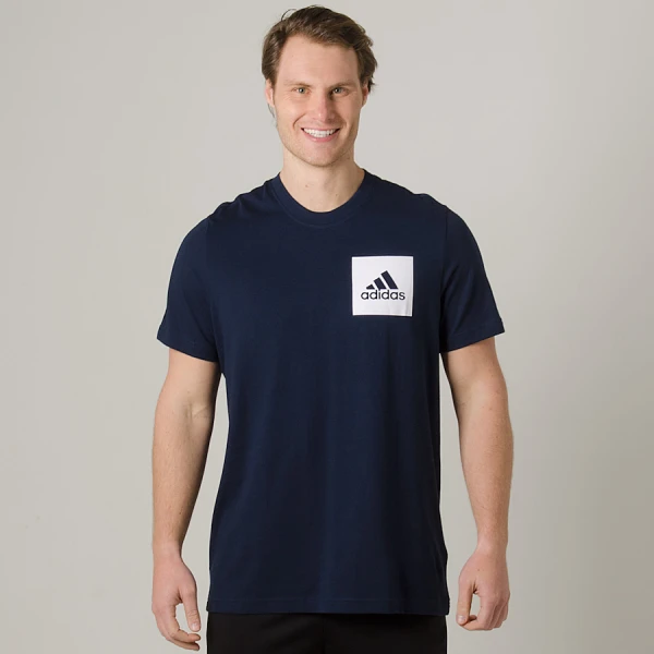 CAMISETA ADIDAS ESS CHESTLOGO MASCULINA - Marinho