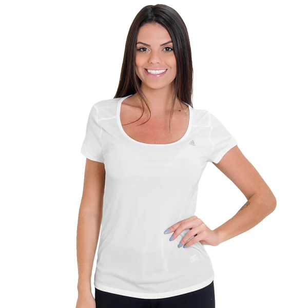 CAMISETA ADIDAS ESS CLIMA LW FEMININA - Branco