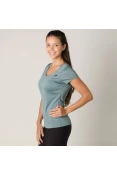 CAMISETA ADIDAS ESS MF EGB TEE FEMININA - Verde/preto