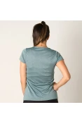CAMISETA ADIDAS ESS MF EGB TEE FEMININA - Verde/preto