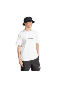 CAMISETA ADIDAS ESS SINGLE JERSEY MASCULINA - Branco CAMISETA ADIDAS ESS SINGLE JERSEY MASCULINA - Branco