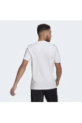 CAMISETA ADIDAS ESSENTIALS 3-STRIPES MASCULINA MASCULINA - Branco
