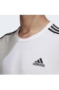 CAMISETA ADIDAS ESSENTIALS 3-STRIPES MASCULINA MASCULINA - Branco