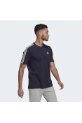 CAMISETA ADIDAS ESSENTIALS 3-STRIPES MASCULINA MASCULINA - Marinho