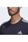 CAMISETA ADIDAS ESSENTIALS 3-STRIPES MASCULINA MASCULINA - Marinho