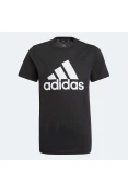 CAMISETA ADIDAS ESSENTIALS INFANTIL - Preto/branco CAMISETA ADIDAS ESSENTIALS INFANTIL - Preto/branco
