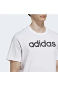 CAMISETA ADIDAS ESSENTIALS LINEAR EMBROIDERED LOGO MASCULINA - Branco/preto CAMISETA ADIDAS ESSENTIALS LINEAR EMBROIDERED LOGO MASCULINA - Branco/preto