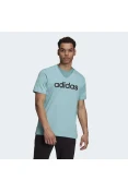 CAMISETA ADIDAS ESSENTIALS LOGO LINEAR BORDADO MASCULINA - Azul