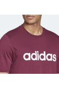 CAMISETA ADIDAS ESSENTIALS LOGO LINEAR BORDADO MASCULINA - Roxo