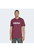 CAMISETA ADIDAS ESSENTIALS LOGO LINEAR BORDADO MASCULINA - Roxo
