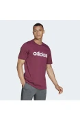 CAMISETA ADIDAS ESSENTIALS LOGO LINEAR BORDADO MASCULINA - Roxo