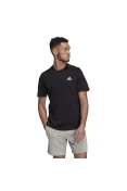 CAMISETA ADIDAS ESSENTIALS LOGO PEQUENO MASCULINA - Preto