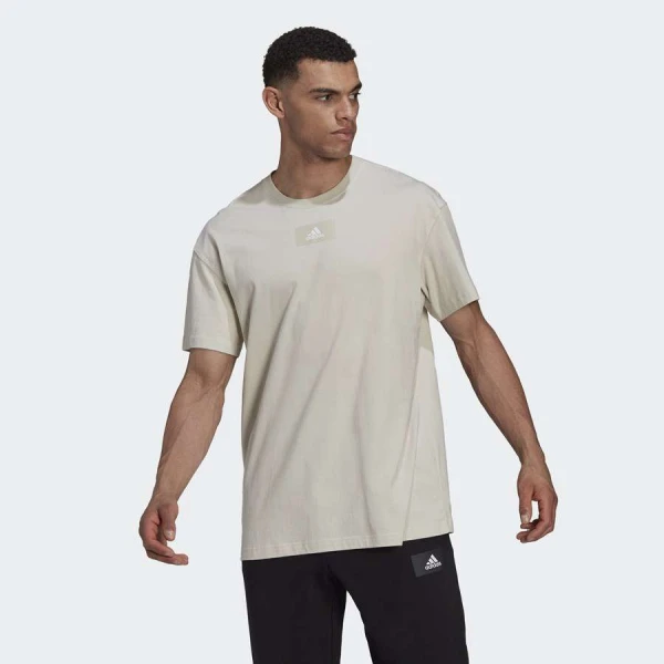 CAMISETA ADIDAS ESSENTIALS MASCULINA - Bege