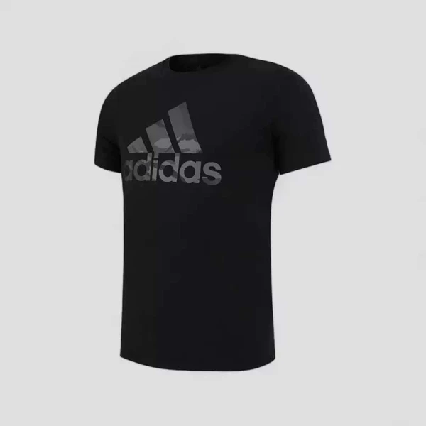 CAMISETA ADIDAS ESSENTIALS SINGLE JERSEY BIG LOGO MASCULIMA - Preto