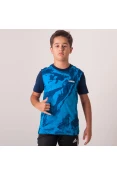 CAMISETA ADIDAS ESTAMPA CORRIDA ESSENTIALS INFANTIL - Azul/marinho CAMISETA ADIDAS ESTAMPA CORRIDA ESSENTIALS INFANTIL - Azul/marinho