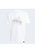 CAMISETA ADIDAS ESTAMPADA TECH BADGE OF SPORT MASCULINA - Branco CAMISETA ADIDAS ESTAMPADA TECH BADGE OF SPORT MASCULINA - Branco