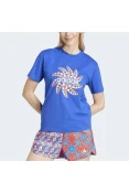 CAMISETA ADIDAS FARM GFX TEE FEMININA - Azul CAMISETA ADIDAS FARM GFX TEE FEMININA - Azul