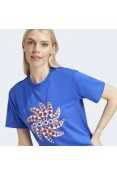 CAMISETA ADIDAS FARM GFX TEE FEMININA - Azul CAMISETA ADIDAS FARM GFX TEE FEMININA - Azul