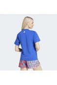 CAMISETA ADIDAS FARM GFX TEE FEMININA - Azul CAMISETA ADIDAS FARM GFX TEE FEMININA - Azul