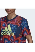 CAMISETA ADIDAS FARM GFX TEE FEMININA - Marinho/vermelho CAMISETA ADIDAS FARM GFX TEE FEMININA - Marinho/vermelho