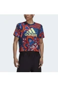 CAMISETA ADIDAS FARM GFX TEE FEMININA - Marinho/vermelho CAMISETA ADIDAS FARM GFX TEE FEMININA - Marinho/vermelho