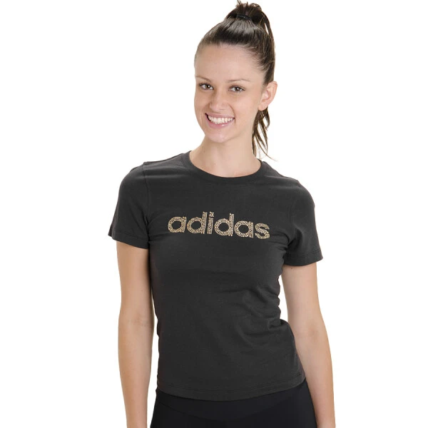 CAMISETA ADIDAS FEMININA - Preto