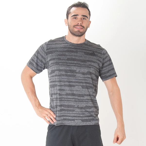 CAMISETA ADIDAS FREELIFT ENGINEERED HEATHER MASCULINA - Grafite