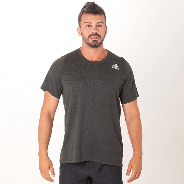CAMISETA ADIDAS FREELIFT WINTERIZED MASCULINA - Chumbo