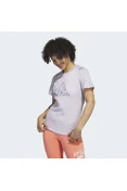 CAMISETA ADIDAS GRAFICA LUXE FEMININA - Lilas