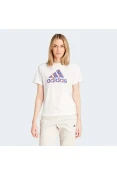 CAMISETA ADIDAS GRAPHIC ANIMAL PRINT FEMININA - Branco CAMISETA ADIDAS GRAPHIC ANIMAL PRINT FEMININA - Branco