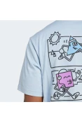 CAMISETA ADIDAS GRAPHIC POSITIVE T MASCULINA - Azul