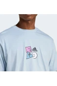 CAMISETA ADIDAS GRAPHIC POSITIVE T MASCULINA - Azul