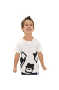 CAMISETA ADIDAS INFANTIL - Branco CAMISETA ADIDAS INFANTIL - Branco
