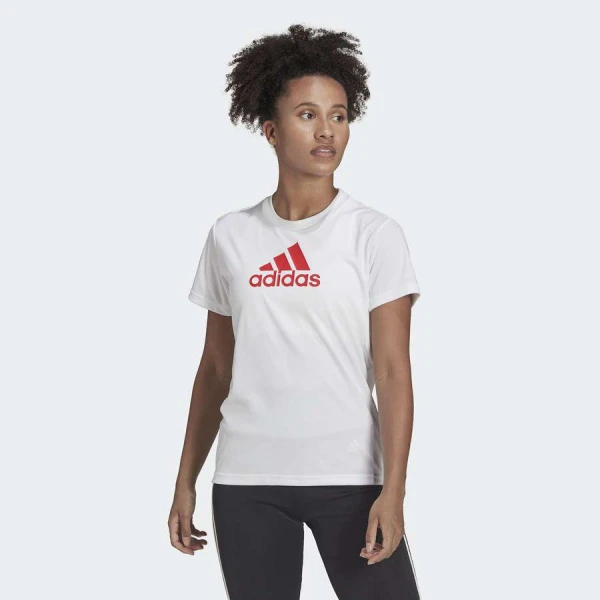 CAMISETA ADIDAS LOGO ADIDAS FEMININA - Branco