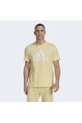 CAMISETA ADIDAS LOGO BL SJ T MASCULINO - Amarelo/branco