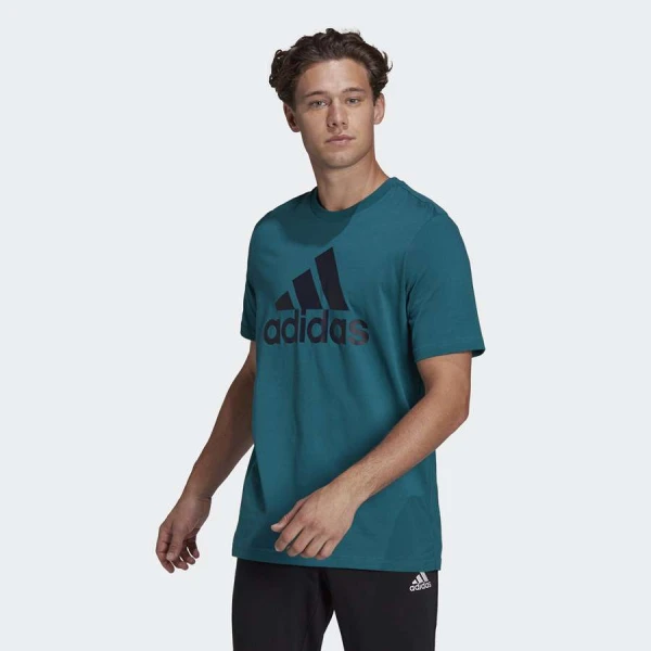 CAMISETA ADIDAS LOGO BL SJ T MASCULINO - Verde/preto