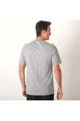 CAMISETA ADIDAS LOGO ESSENTIALS LINEAR MASCULINA - Cinza/preto