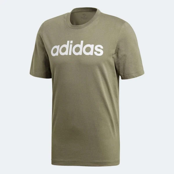 CAMISETA ADIDAS LOGO ESSENTIALS LINEAR MASCULINA - Verde