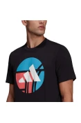 CAMISETA ADIDAS LOGO FUTURE ICON MASCULINA - Preto