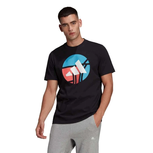 CAMISETA ADIDAS LOGO FUTURE ICON MASCULINA - Preto