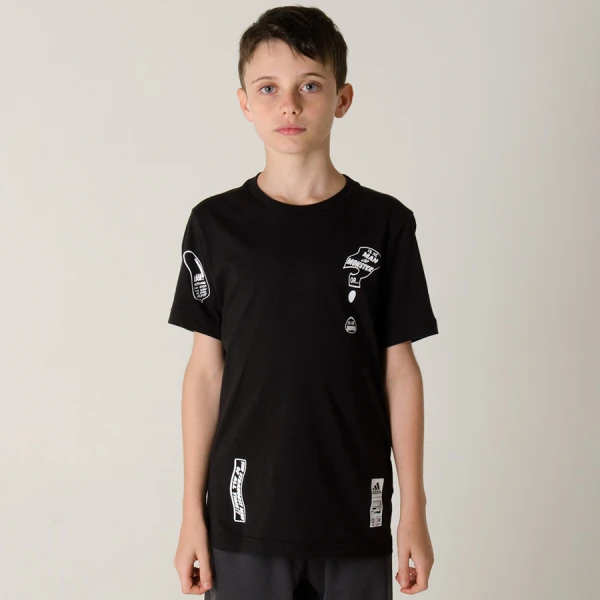 CAMISETA ADIDAS MARVEL HULK INFANTIL - Preto