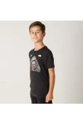 CAMISETA ADIDAS MC KYLO REN INFANTIL - Preto CAMISETA ADIDAS MC KYLO REN INFANTIL - Preto
