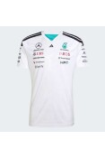 CAMISETA ADIDAS MERCEDES AMG F1 TEAM DRIVER MASCULINA - Branco CAMISETA ADIDAS MERCEDES AMG F1 TEAM DRIVER MASCULINA - Branco